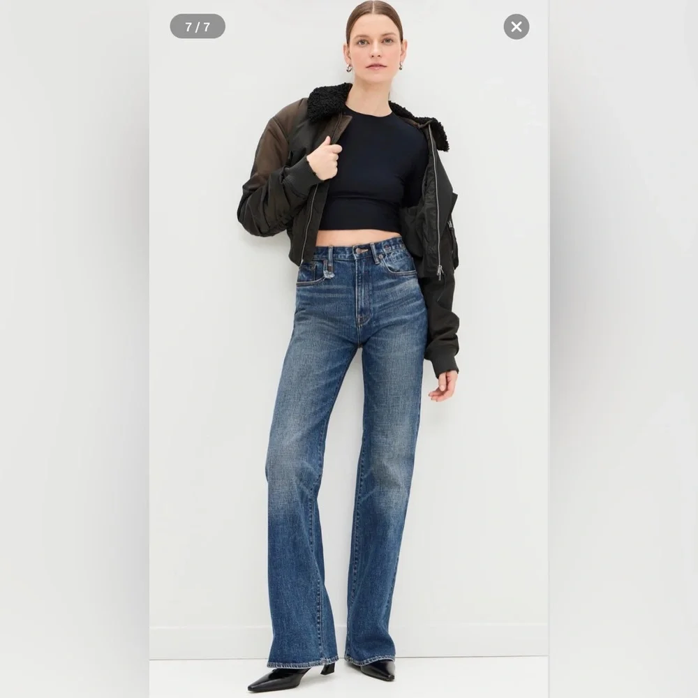 R13 Jane Jean Mire Blue size 28 New with tags - Picture 4 of 10